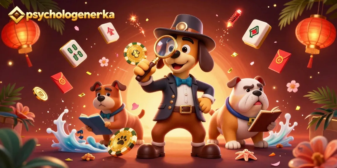 Engage with psychologeneureka's exciting gambling adventures, featuring a detective exploring a poker chip.