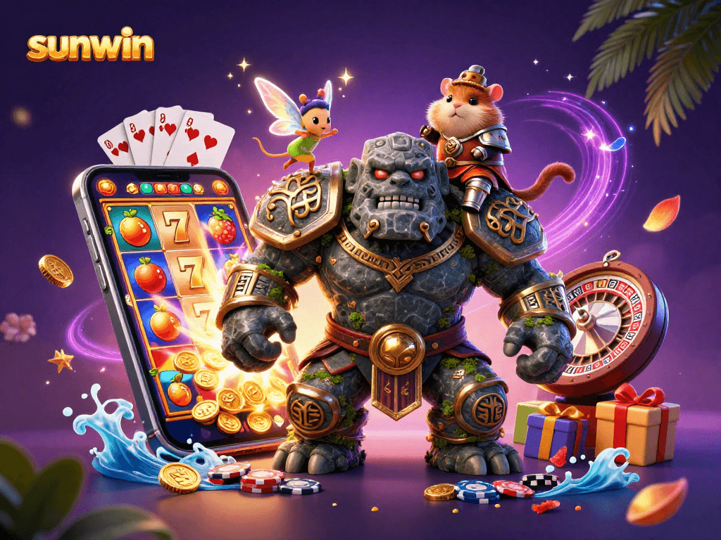 Engage with sunwin's vibrant casino adventure featuring dynamic characters and rich gaming elements.