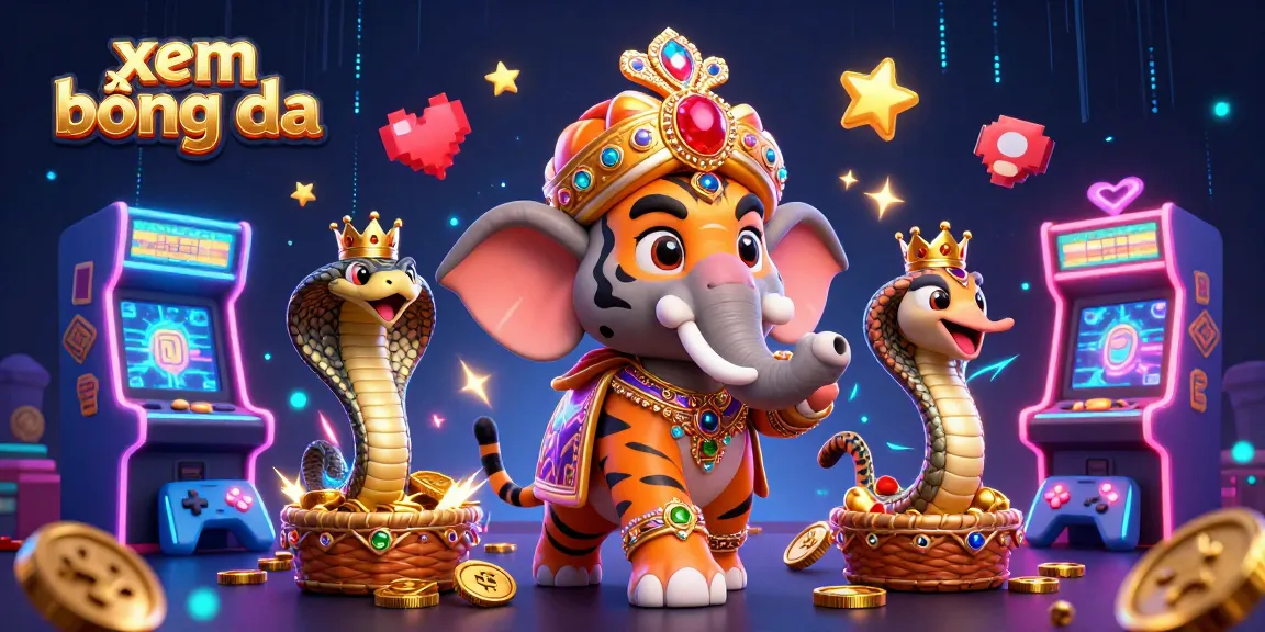 Xem bóng đá with vibrant gaming elements and engaging characters in a dynamic casino scene.