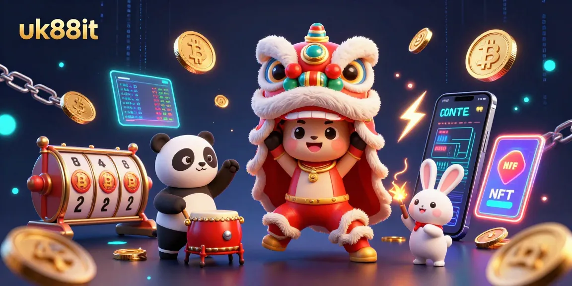 Engage in exciting gameplay at uk88it with vibrant characters in a rich casino-themed scene.