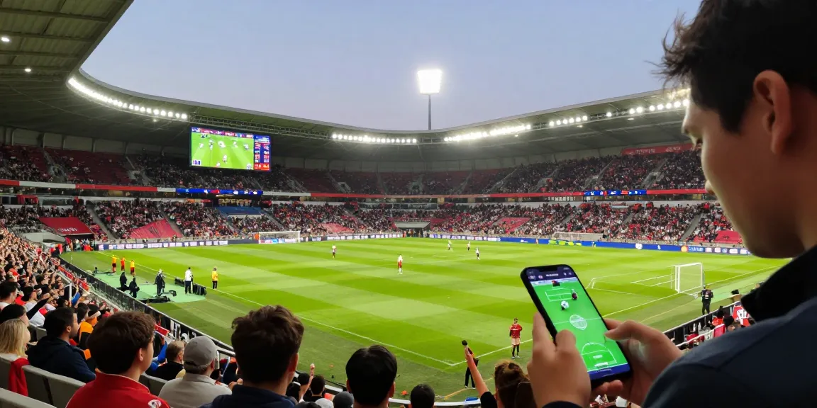 Live betting scene with truc tiep bong da highlights, showcasing betting odds, predictions, and sports analysis in a vibrant stadium setting.
