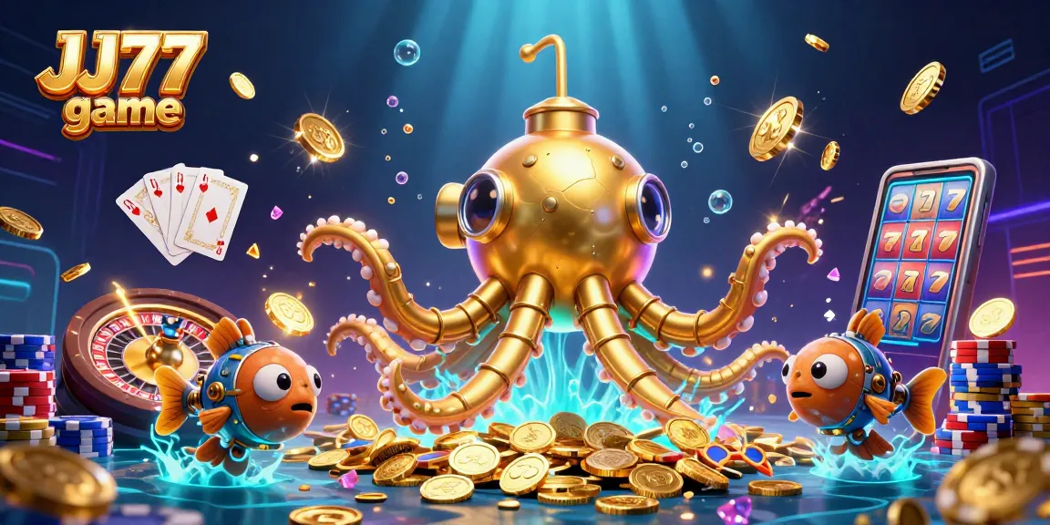 Engage in thrilling gameplay with the JJ77 game, featuring vibrant characters and sparkling gems in immersive casino action.