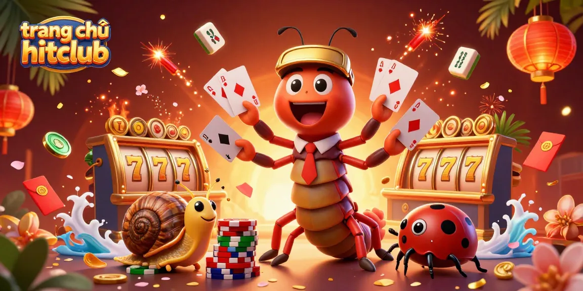 Experience the vibrant action at trang chủ hitclub with a 3D cartoon dealer and high-roller in a dynamic casino setting.