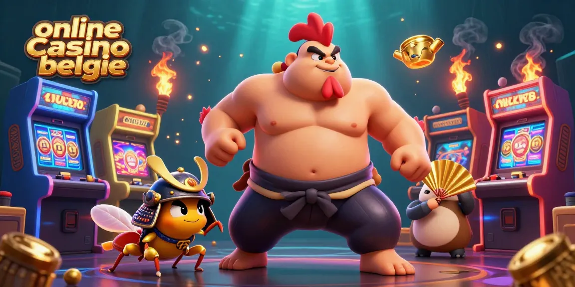 Engaging scene showcasing online casino belgie with dynamic characters and gaming elements.
