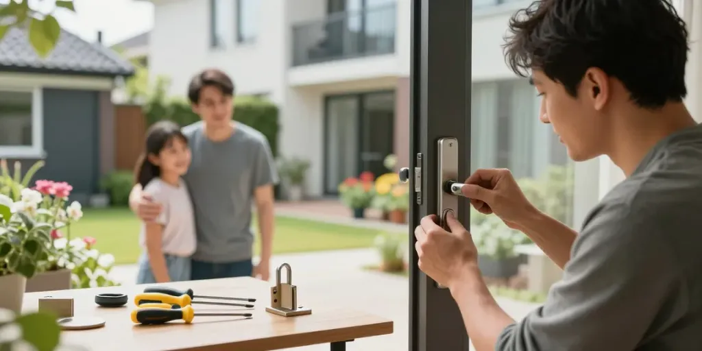 Woningbeveiliging Arnhem door een slotenmaker met gereedschap en een veilige omgeving.