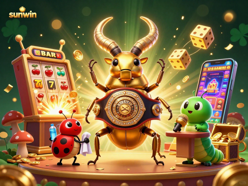Experience the excitement of sunwin with a dynamic casino showdown featuring vibrant elements.
