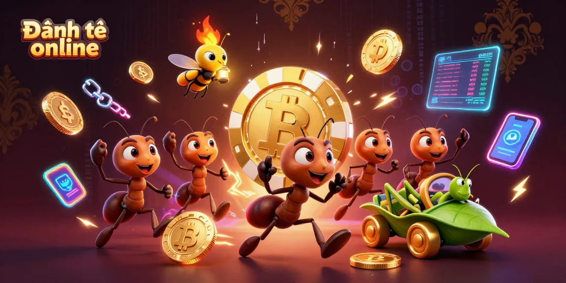 Engage in Đánh đề online with a vibrant scene featuring lively cartoon characters and rich casino elements.