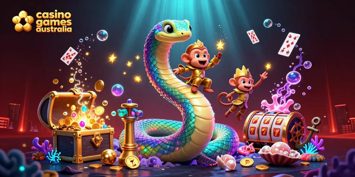 Engage with casino games Australia through vibrant characters and captivating scenes bursting with energy.
