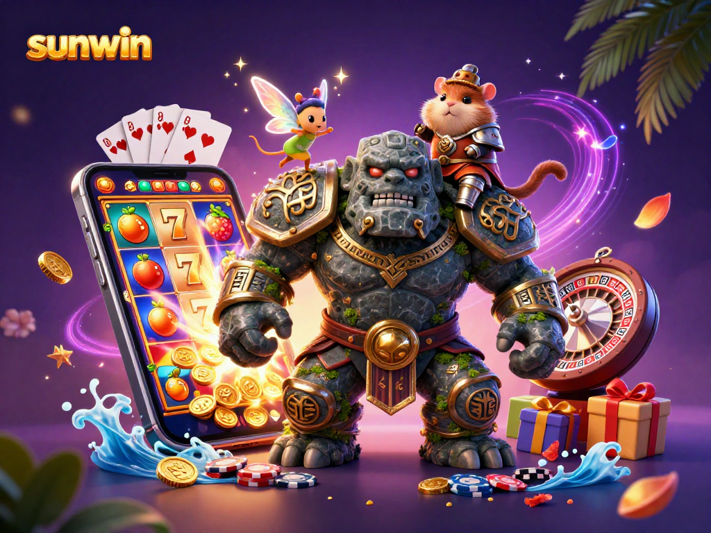 Engage with sunwin's vibrant casino adventure featuring dynamic characters and rich gaming elements.