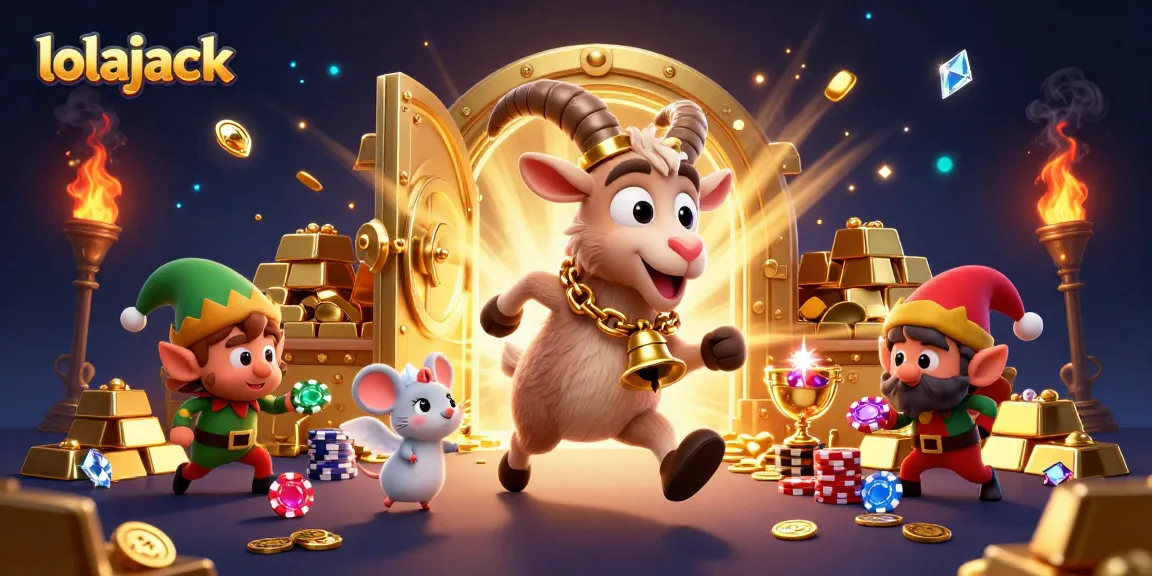 Experience the thrill of lolajack casino with vibrant characters and sparkling treasures.