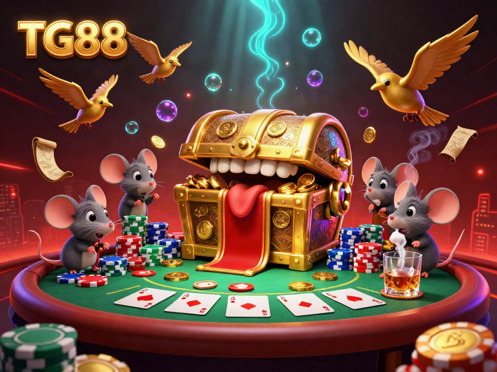 Engage with the vibrant TG88 casino world featuring rich treasure and poker excitement.