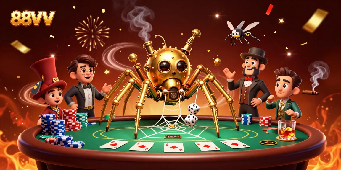 Engage with gaming fortunes at 88VV's vibrant 3D casino universe filled with rich details.