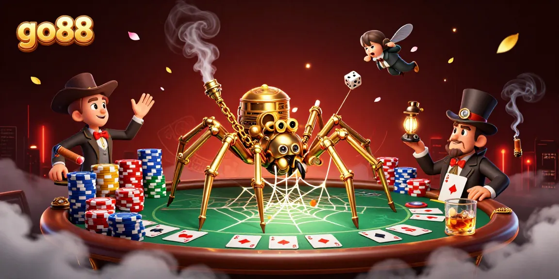 Catch lucky dice and golden poker chips in the captivating go88 casino web