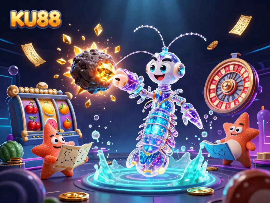 Experience thrilling wins at KU88 with a galactic samurai battling asteroids for treasure in an exciting casino universe.