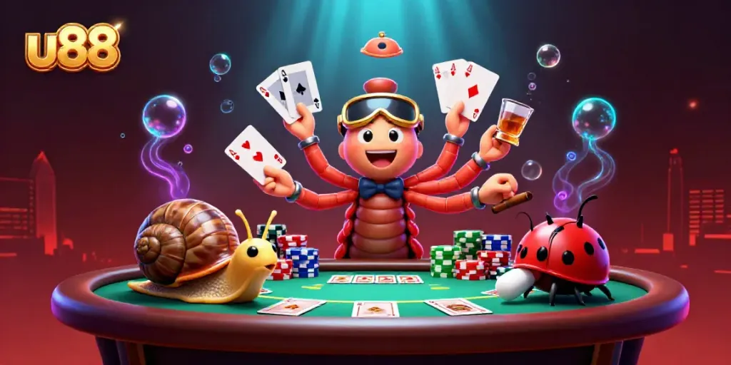 Engage with thrilling games at u88 while winning poker hands and chips!