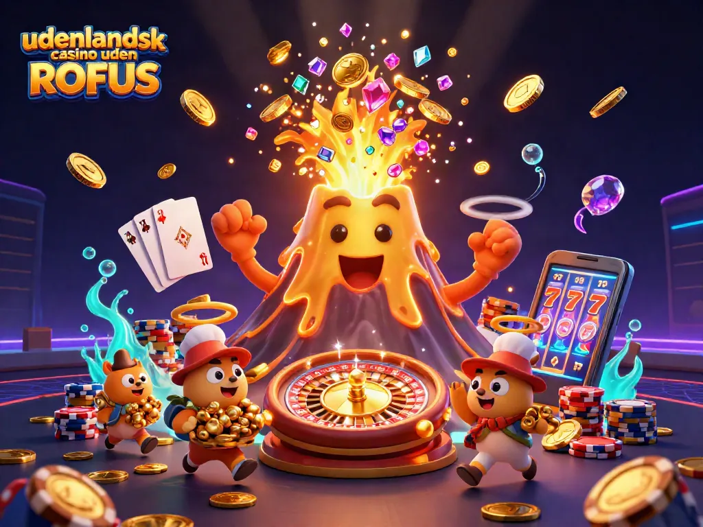 Enjoy exciting gameplay at udenlandsk casino uden ROFUS featuring colorful casino elements and treasures.