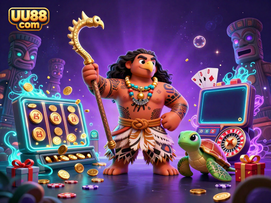 Experience thrilling casino action with UU88 com, featuring vibrant characters and dynamic game elements.