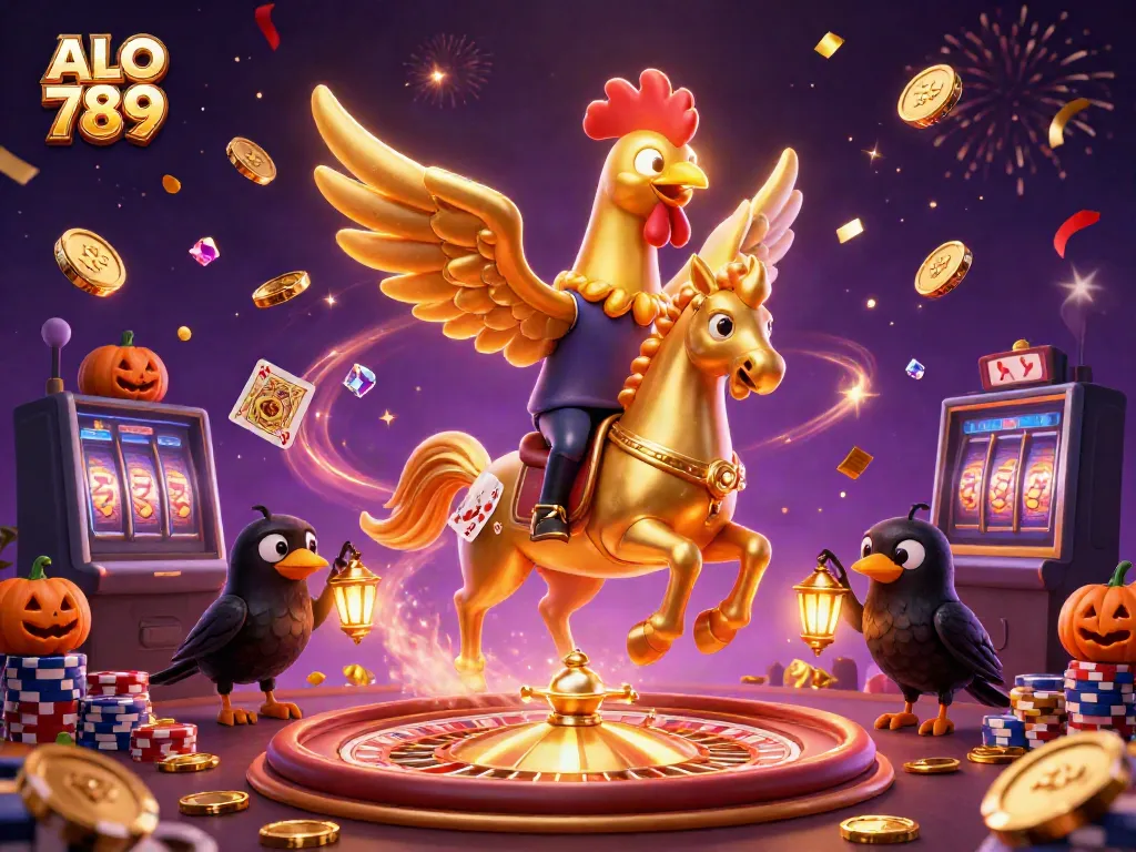 Experience thrilling action at ALO 789 with vibrant casino scenery and exciting game elements.