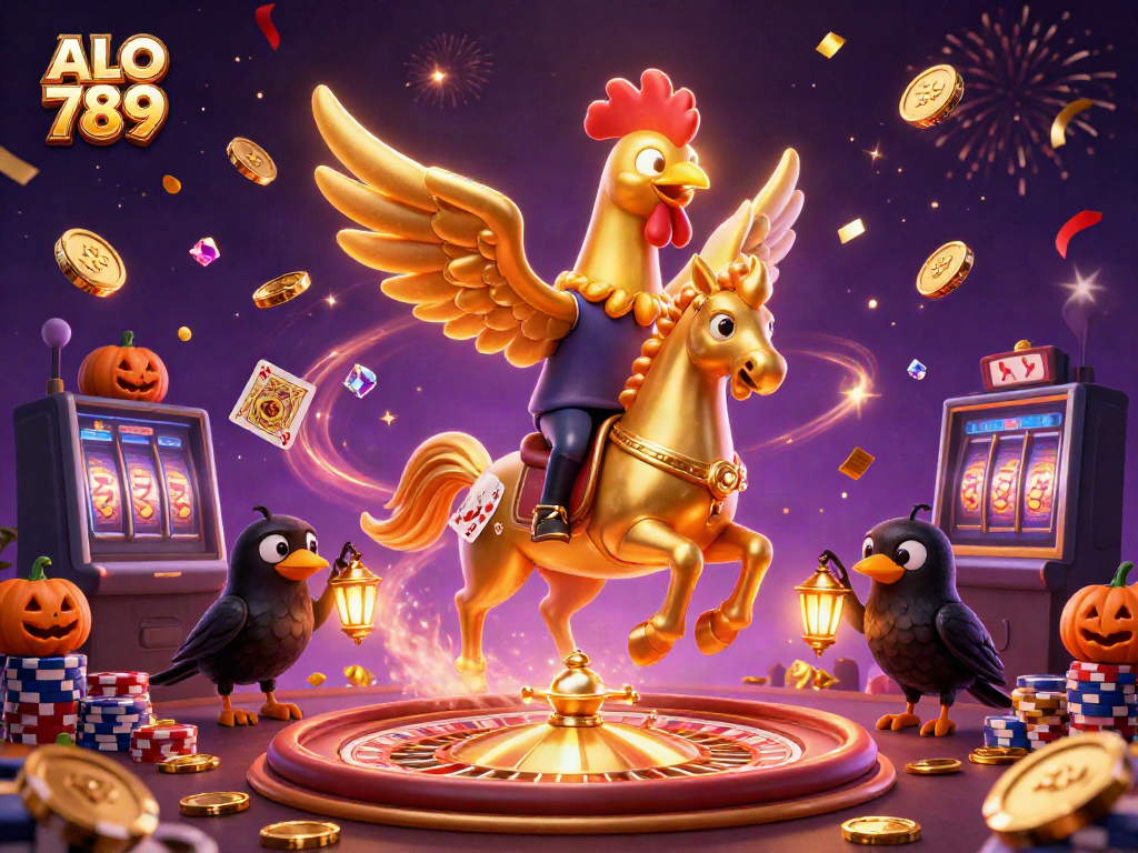 Experience thrilling action at ALO 789 with vibrant casino scenery and exciting game elements.