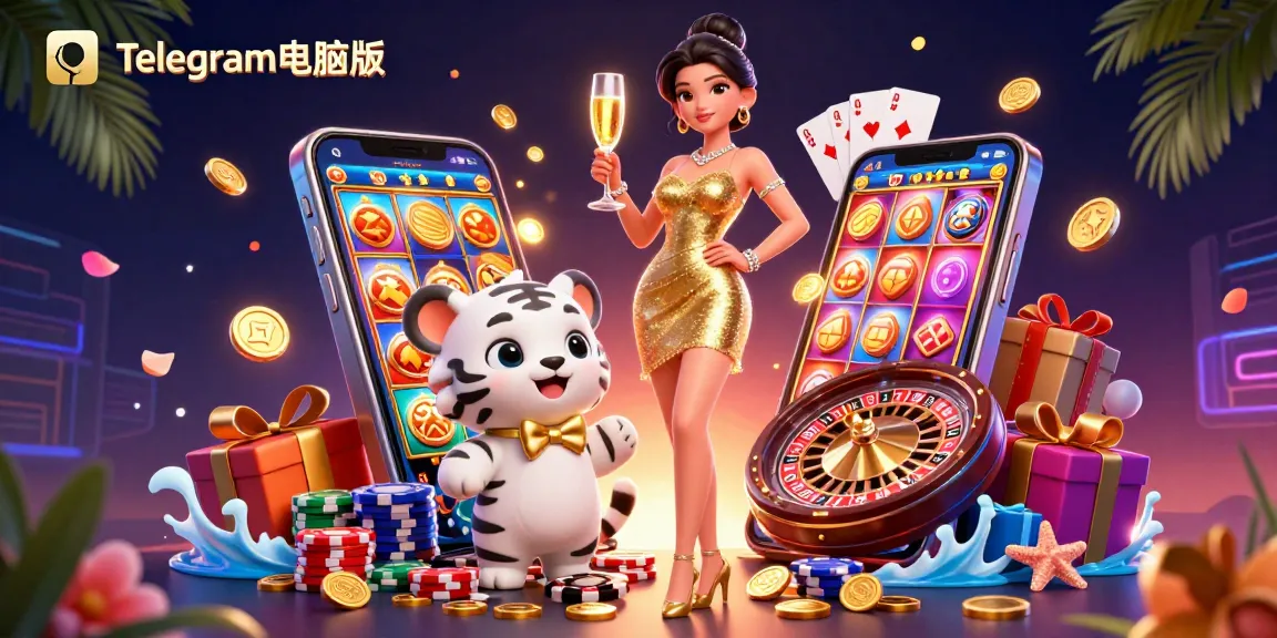 在这个充满乐趣元素的生动3D赌场场景中，玩Telegram电脑版并赢得胜利。