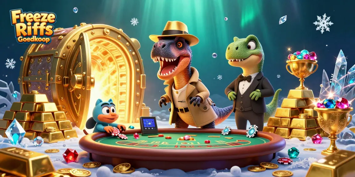 Experience the excitement of Freeze Riiffs Goedkoop with dynamic characters and vibrant casino elements.
