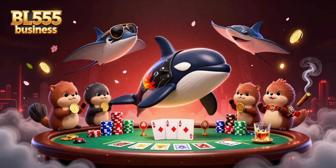 Experience thrilling gaming with BL555 business featuring colorful characters in an engaging casino atmosphere.