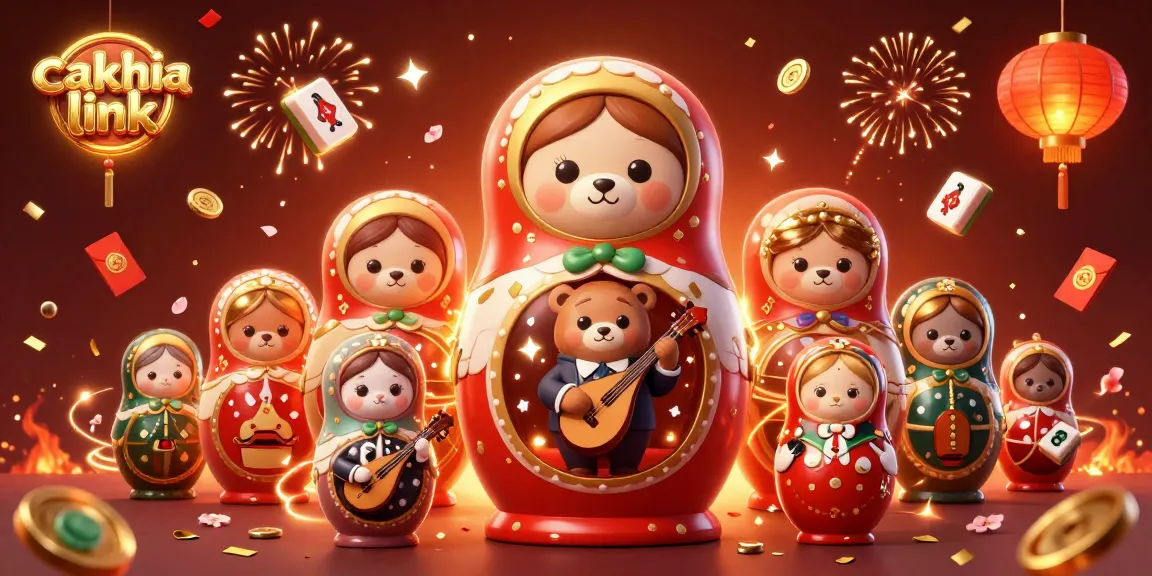 Experience the excitement of cakhia link with vibrant bears, highlights, and festive decorations in a dynamic casino scene.