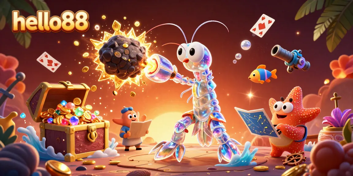 Experience casino excitement with hello88 in this vibrant underwater adventure filled with treasures and gambling thrills.